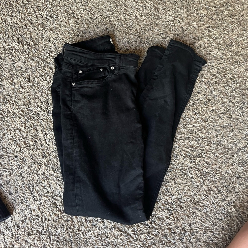 Zara black skinny jeans